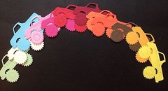 MONSTER TRUCK Die-Cuts(6Pcs)Approx.2.5″x1.5″ Acid-Free•Kids•Mud•Dirt•Toys•Boys