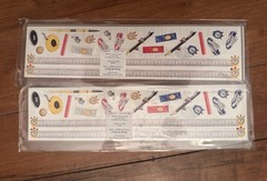 Lot Of 2 CREATIVE MEMORIES Great Lengths Track & Field, 6 strips Each