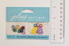 Jolee’s Mini Birthday Confetti & Party Hats Scrapbooking Embellishments