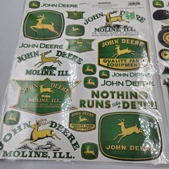 John Deere Farm Scrapbooking Stickers Lot Of 4