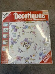 Vintage Decotiques Rub On Transfer D-70 Poppies & Forget-me-nots 2 Sheets