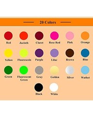 16500 Round Dot Stickers 3/8″ Color Coding Labels – 20 Colors, 100 Sheets