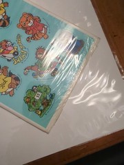 Hallmark 1982 Vtg Collectable Shirt Tales Stickers Animals Sealed