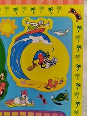 Vintage Sandylion Photo Scrapbook Stickers Mickey Mouse Minnie Vacation Roadtrip