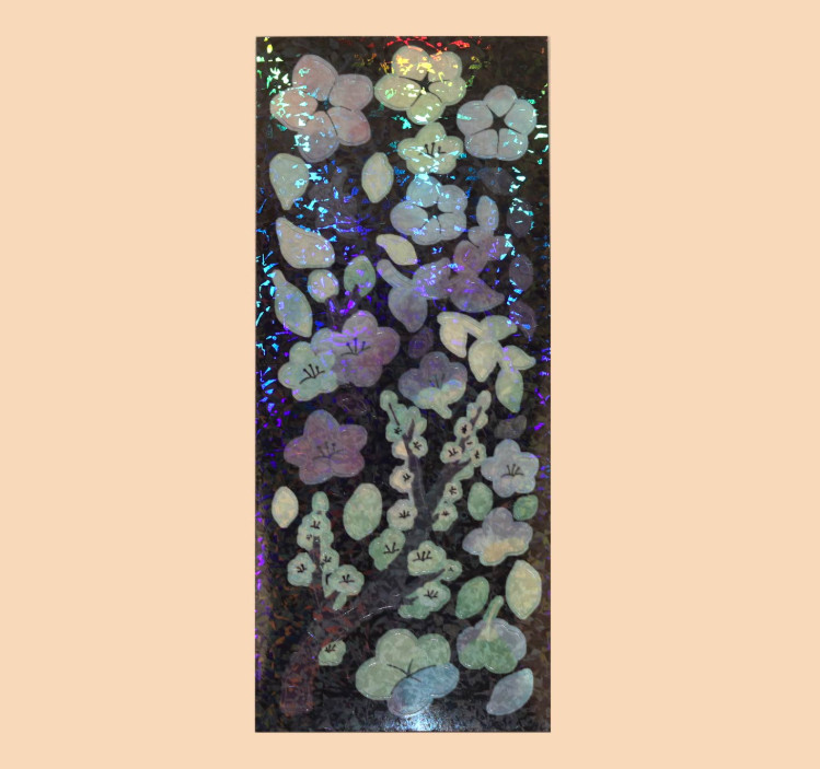 National Museum of Korea Mother-of-Pearl Holographic Vinyl Sticker Waterproof