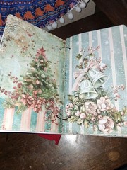 Shabby Christmas Junk Journal Scrapbook Usa Seller