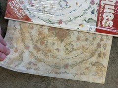 Vintage Decotiques Rub On Transfer D-107 Birds Of Happiness Floral 2 Sheets