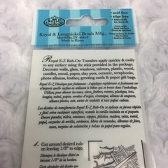 Royal & Langnickel EZ Rub On Transfers Label It Office Oval Colorful Labels