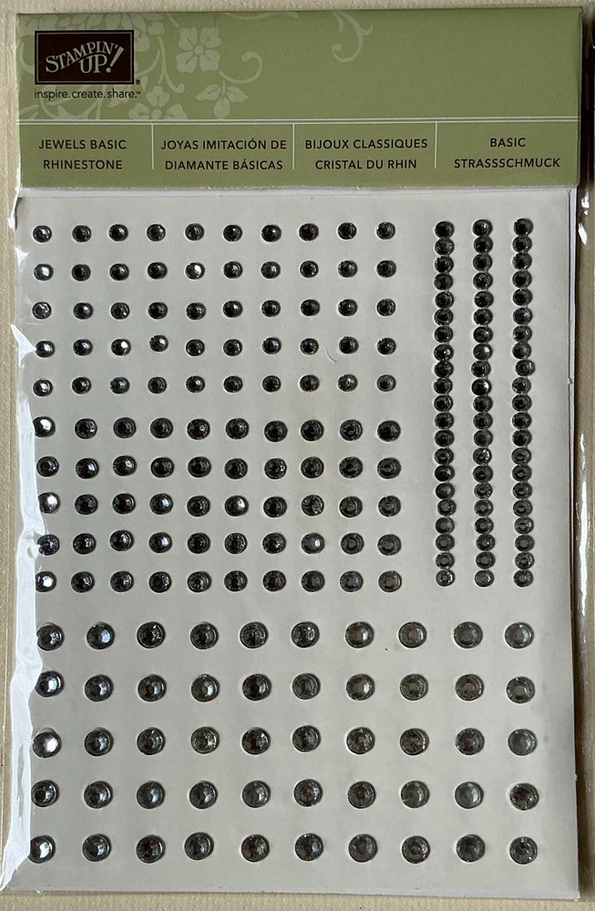 Stampin’ Up! – «JEWELS BASIC RHINESTONE» Peel & Stick (150pcs) NEW #119246