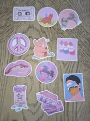 Pink Stickers 100 Stickers Decals Vcso New Girly Lockers Laptop Tumbler Fun Cool
