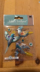 Rare! ONLY 1! Jolee’s Boutique – Steampunk birds