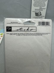 Stickopotamus Binder Stickers Camp Gingham Alphabet Daisy Hill Dome Baby Sticko