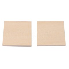40x Square Wooden Sheet Unfinished for DIY Crafts Painting Engraving Pyrography
