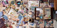 200 Pieces Vintage Scrapbook Supplies Pack for Junk Journal Planners DIY Paper