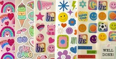 School Stickers Graduation boy girl sports yearbook classroom field day rewards