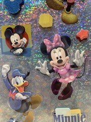 ~MICKEY MOUSE & FRIENDS~ Sandylion Dimensional Stickers; Disneyland Disney World