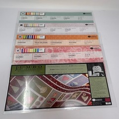 NIP Creative Memories Lot 8 Pastel 12X12 Paper 2 Editions 5 Jumbo Great Lengths