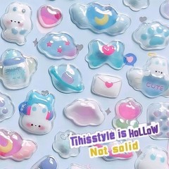 3D Puffy Stickers, Kawaii Decorative Stickers for Phone Case, Notebook, Scrapboo