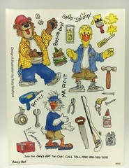 Suzy’s Zoo Scrapbooking Stickers 25 Sheets Mr Fix It Father Dad Tools Hammer DIY
