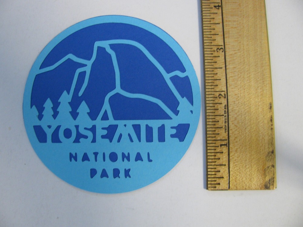 Yosemite Die Cut Paper Piece 1 Piece HANDMADE