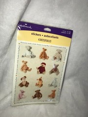 New Sealed Hallmark Everyone Needs A Little Tender Loving Teddy Bear Stickers