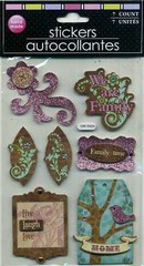 Family/Home Stickers for Scrapbooking by Greenbrier International, Inc.