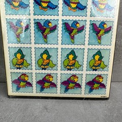 Vintage Stickers Carson-Dellosa Publishing Instructional Fair Parrot Stamp Farm
