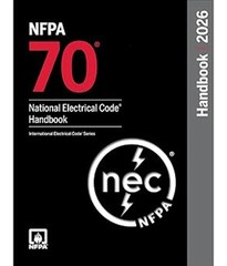 NEC 70 2026 HANDBOOK | NFPA 70 2026 National Elecrical Code 2026 Hardcover