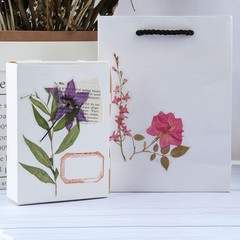 160Pcs Pre-Cut Scrapbooks Natural Stickers, Floral and Plant Sticker for DIY Cra