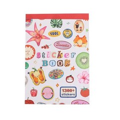 Girl’s Korean Sticker Book – Food and Daily Life Theme – 1300+ Unknown Moment