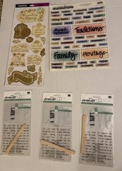 Scrapbook Lot, Family (Wedding, Relatives, Etc.) Stickers & Embellishments New