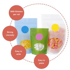 Color Coding Stickers Small Round Adhesive Dots for Home Storage and Decoration