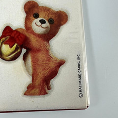 Hallmark Porcelain Cinnamon Bear Keepsake Ornament Stickers 4 Sheets New