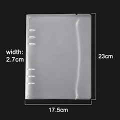 A5 Die Sticker Storage Book Binder Transparent Folders Bag DIY Photocard Stamp