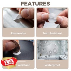 Meitaat 7000 PCS 1/4″ White Dot Stickers