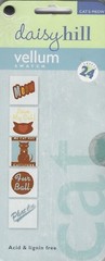 Daisy Hill Vellum Swatch Cats Meow Scrapbooking Crafts 24 sheets