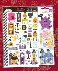 #691 – HAPPY HAUNTING MINI ICON STICKERS & HALLOWEEN DOODLE-POPS STICKERS