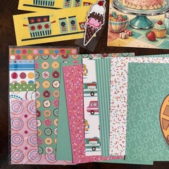 60+ Pc. Lot Junk Journal Ephemera Embellishments Recipes Baking Retro 1950’s