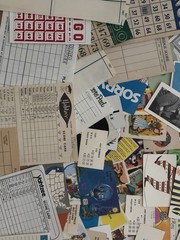 115+ Variety Mix VTG Game Ephemera Packs Card Score Paper Junk Journal Collage