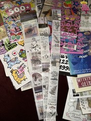 HUGE Lot of Words, Phrases Flowers Baby Safari Craft Stickers