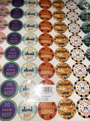 15 Pages Of Growth Mindset Affirmation Round Multicolor Stickers (963)