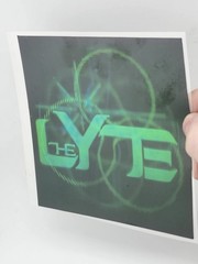 VTG Polaroid 3-D 90’s Holograms Sticker- THE LYTE – Large 4.75″ Advertising