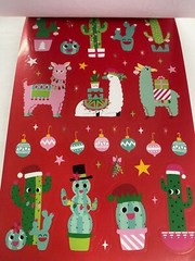 Darice Holiday Merry Cactus Sticker Book 288 Stickers New