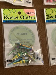 Eyelet Outlet Brads Lot of Beach Summer NEW 6 packs Card Making Scrapbooking
