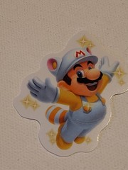 Raccoon Mario from Super Mario Bros Nintendo Decal Sticker 2″