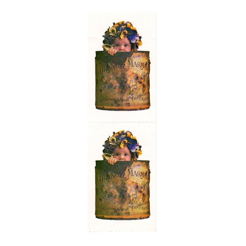 Michel & Company Retro Sticker Seal (Baby x Pansy)