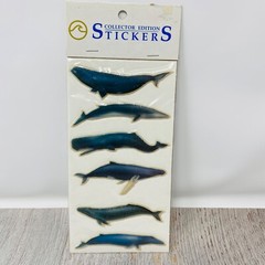 Silverwings Stickers Vintage Set of 3 Birds Whales Insects Scrapbook Puffy