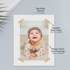 Backing Boards 12×16 Inch Uncut White Mats AcidFree Art Prints 10 PCS
