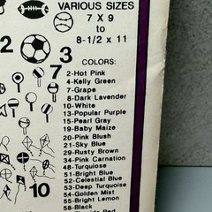 VTG MCM Transfer Pattern Iron On Punch Embroidery Kids Sports Flowers Numbers
