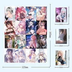 63PCs Sexy Asian Japanese Anime Women Waterproof Stickers Cartoon For Laptop Dec